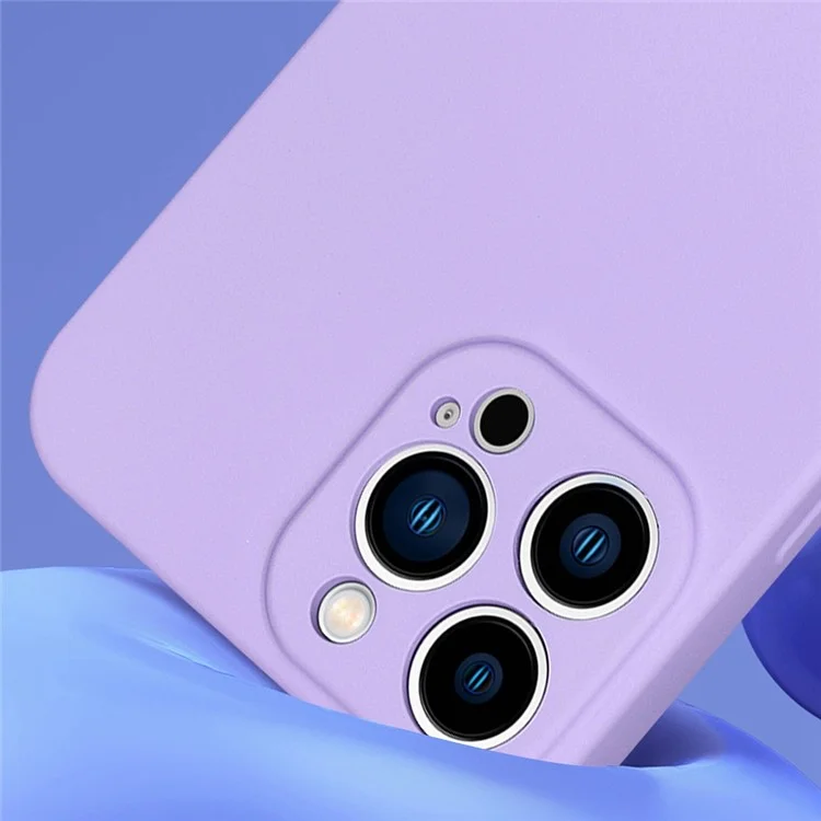 Für Iphone 13 Pro 6,1 Zoll Gummiziert TPU 2,2 mm Dicke Anti-droge-schutzhülle-mikrofaser-anti-kratzer-abdeckung - Schwarz