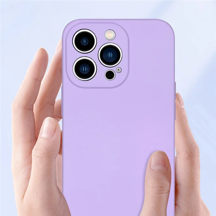 Für Iphone 13 Pro 6,1 Zoll Gummiziert TPU 2,2 mm Dicke Anti-droge-schutzhülle-mikrofaser-anti-kratzer-abdeckung - Schwarz