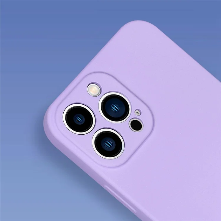 Für Iphone 13 Pro 6,1 Zoll Gummiziert TPU 2,2 mm Dicke Anti-droge-schutzhülle-mikrofaser-anti-kratzer-abdeckung - Schwarz