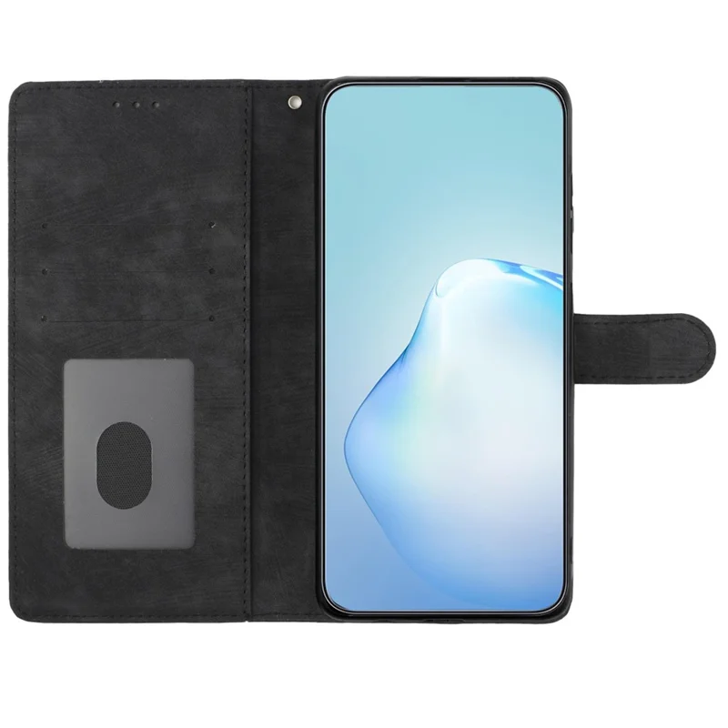 For iPhone 16 Pro Max Case Card Holder Shockproof PU Leather Phone Cover - Black