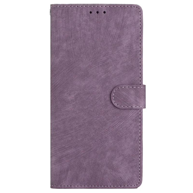 For iPhone 16 Case Card Holder Shockproof PU Leather Phone Cover - Purple