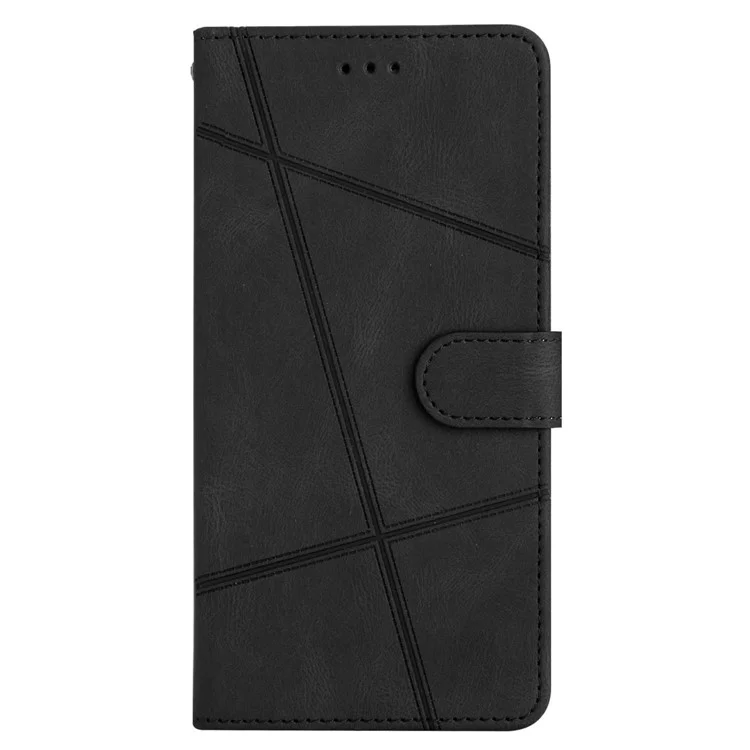 Per Motorola Moto G45 5G / G34 5G Case Wallet Crazy Horse Texture Phone Leather Cover - Nero
