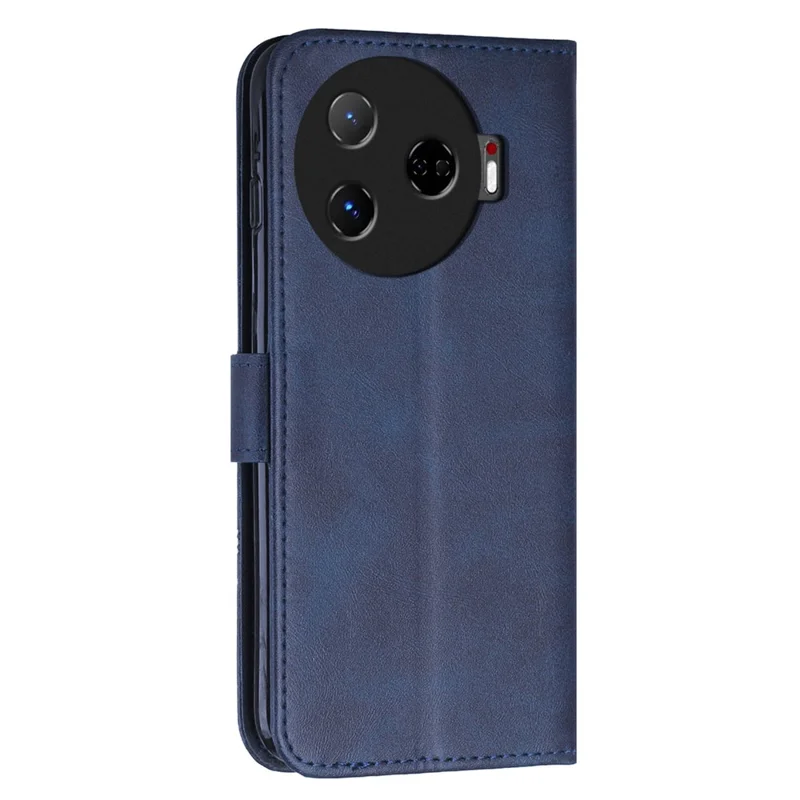 For TECNO Camon 30 Pro 5G Phone Case Anti-Scratch PU Leather Stand Wallet Cover - Sapphire