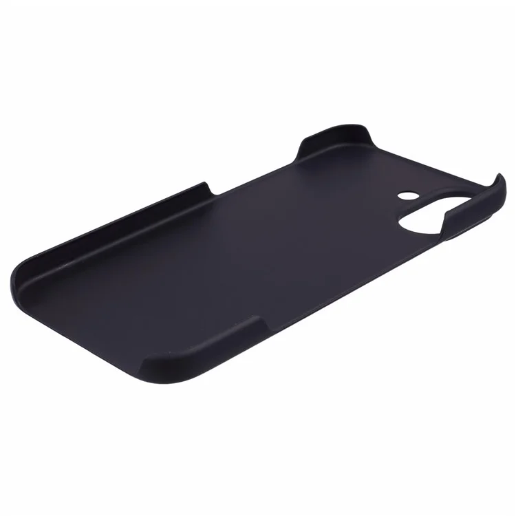 Funda para iPhone 16 Plus, tacto suave, mate, resistente a arañazos, cubierta de teléfono de plástico duro - Negro