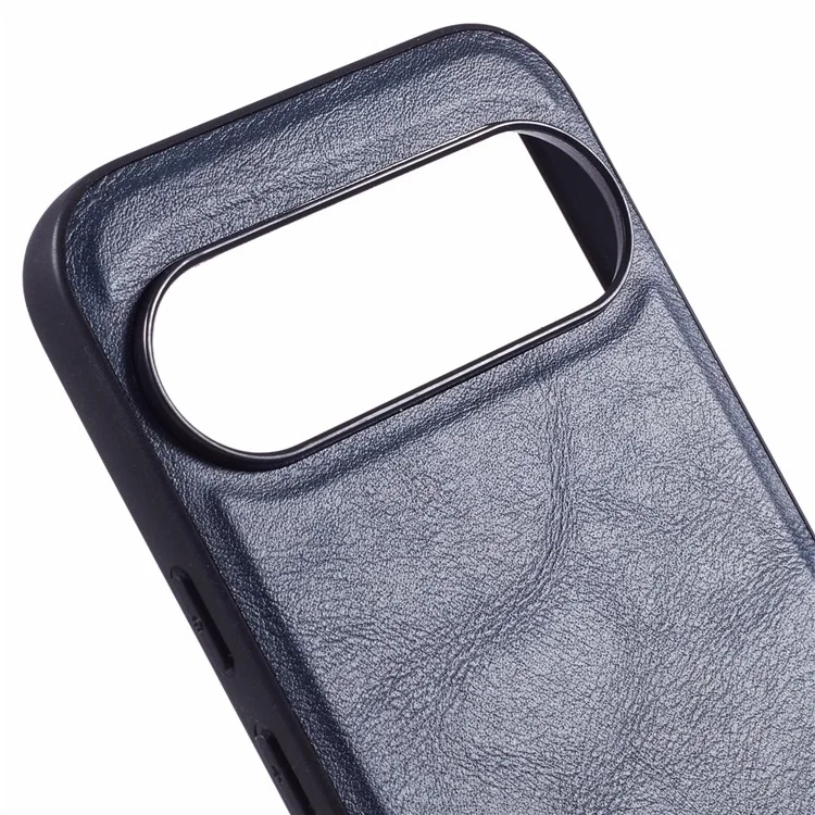 X-LEVEL Bojue-3 Series For Google Pixel 9 / 9 Pro Cell Phone Case PU Leather Coated TPU Cover - Blue