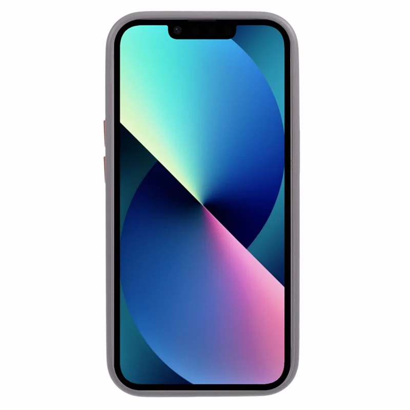 For iPhone 15 Plus Case Precise Lens Cutout TPU+Acrylic Anti-Drop Cell Phone Cover - Orange