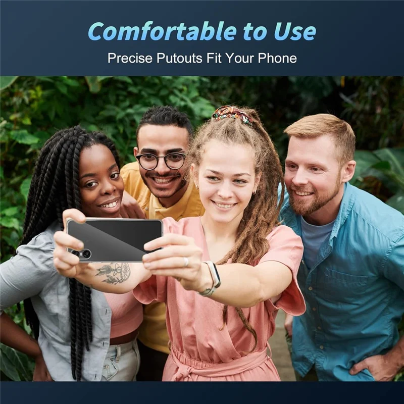 For Sony Xperia 10 VI Case TPU Clear Phone Cover + 2PCS Tempered Glass Screen Film 2.5D Arc Edge