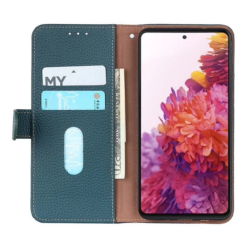 KHAZNEH Per Xiaomi Poco F6 Pro 5G / Redmi K70 5G / K70 Pro 5G Custodia in vera pelle di mucca - Verde