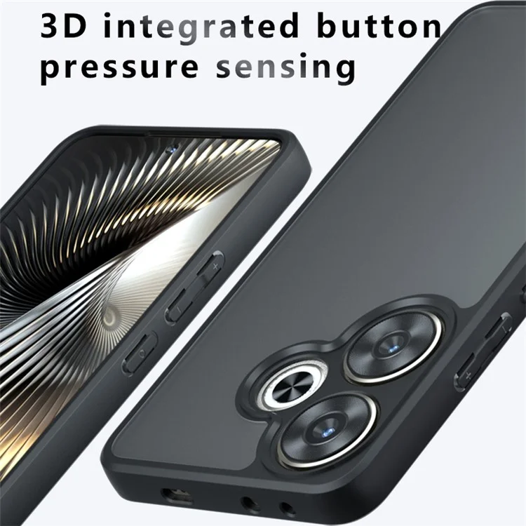 Pour Xiaomi Poco F6 5G / Redmi Turbo 3 5G Étui TPU + PC Anti-rayures Matte Phone Cover
