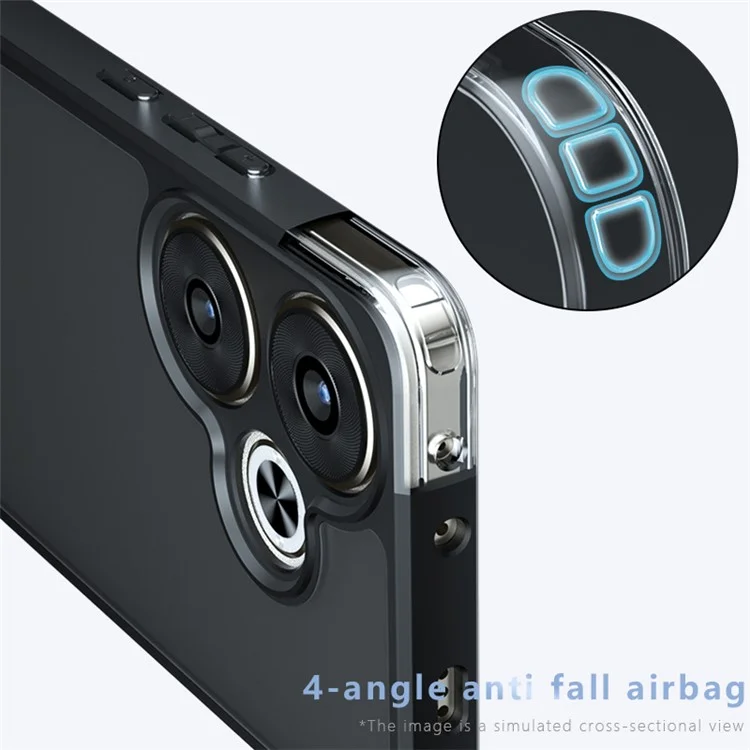 Pour Xiaomi Poco F6 5G / Redmi Turbo 3 5G Étui TPU + PC Anti-rayures Matte Phone Cover