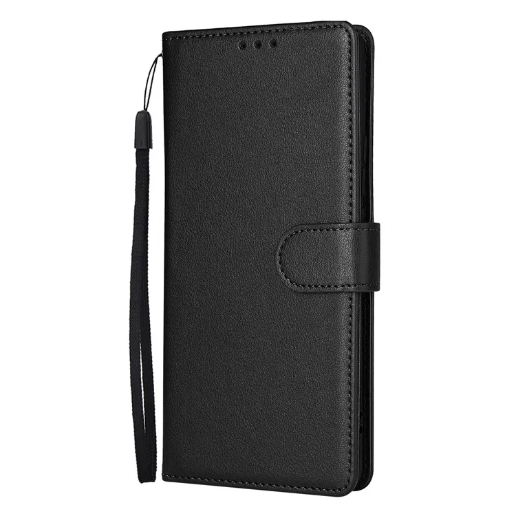 For Oppo Reno11 5G (Global) Stand Case Protective Leather Wallet Phone Cover - Black