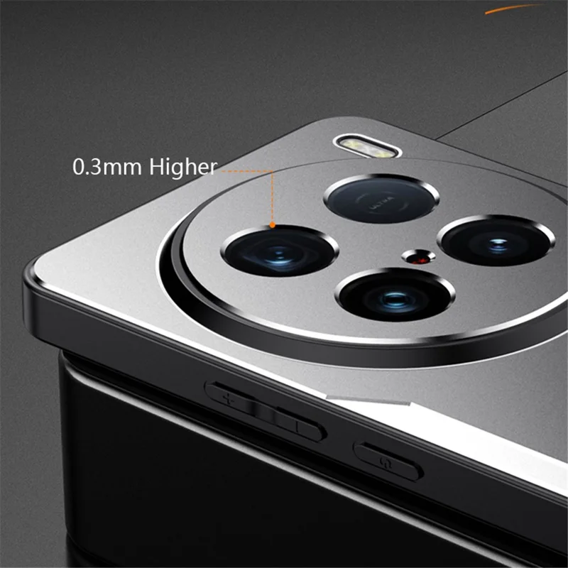 Per vivo X100 Ultra 5G Custodia antiurto in lega di alluminio+TPU+PC Custodia per cellulare - Argento