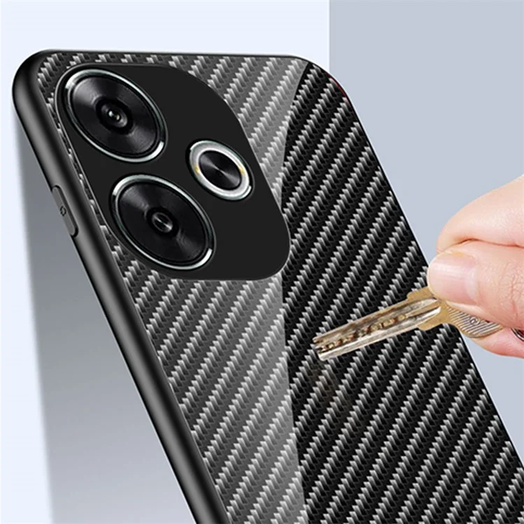 For Xiaomi Redmi Turbo 3 5G Case Tempered Glass Shockproof Phone Cover - Colorful Fiber