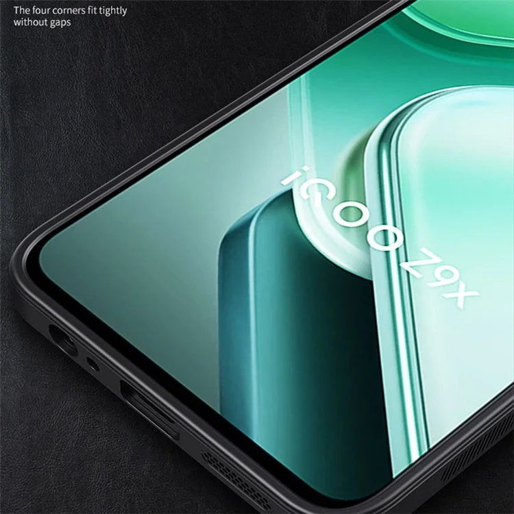 Capa para vivo iQOO Z9x 5G, Atacado Ligas de Alumínio + TPU Capa Protetora de Choque - Dourada