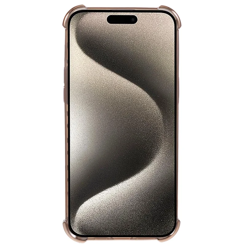 For iPhone 12 Pro Max Case Round Mirror Anti-drop TPU Glitter Phone Cover with Kickstand - Gold