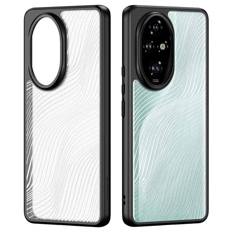 DUX DUCIS Aimo Series For Honor 200 Pro 5G Case TPU+PC Matte Finish Phone Cover (REACH Certification) - Black
