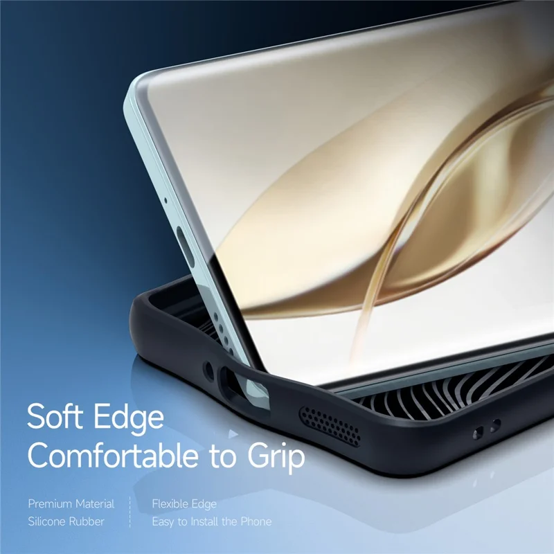 DUX DUCIS Aimo Series For Honor 200 Pro 5G Case TPU+PC Matte Finish Phone Cover (REACH Certification) - Black