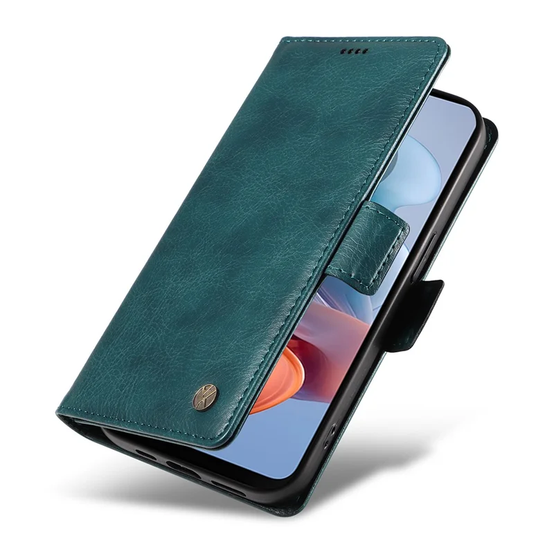 YIKATU YK-007 For Motorola Moto G45 5G / G34 5G Case PU Leather Wallet Protective Phone Cover - Blue