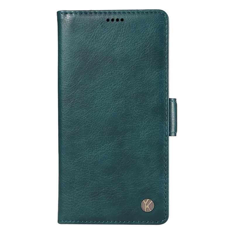 YIKATU YK-007 For Motorola Moto G45 5G / G34 5G Case PU Leather Wallet Protective Phone Cover - Blue
