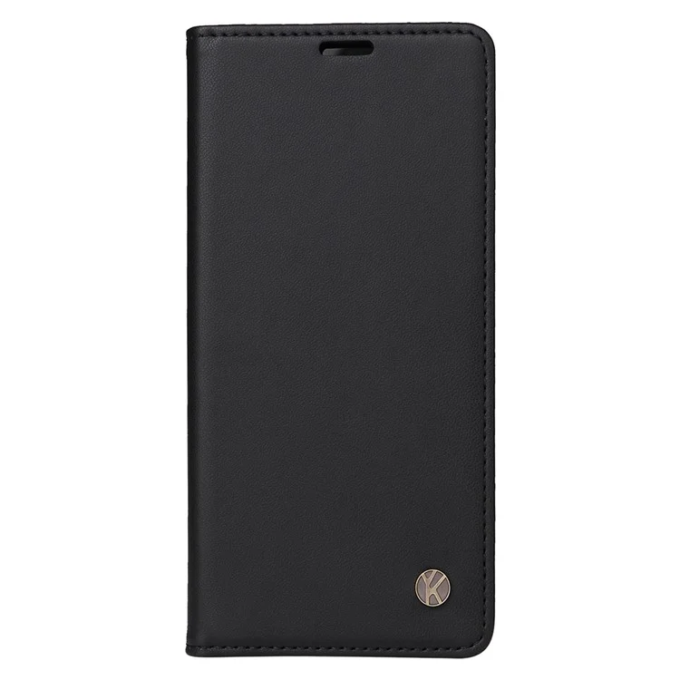 YIKATU YK-001 For iPhone 16 Case PU Leather Stand Wallet Protective Phone Cover - Black
