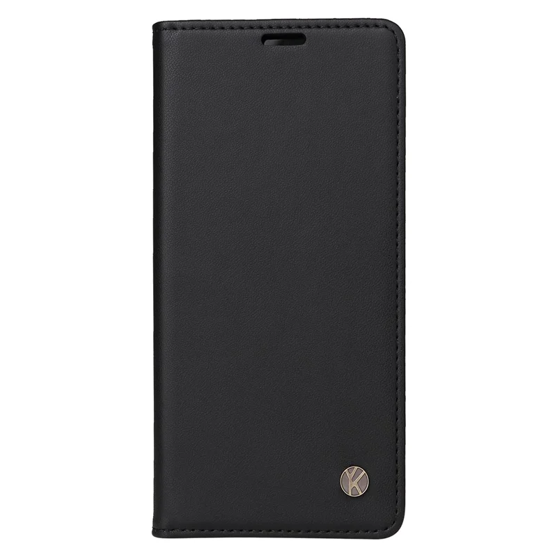 YIKATU YK-001 Custodia Per iPhone 16 Pro Max Stand Case in Pelle PU - Nero