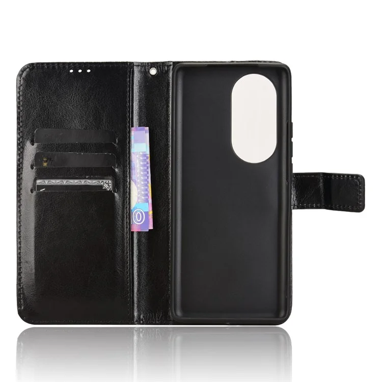 Para Ulefone Note 17 Pro Capas de Telefone Celular Anti-Queda Capa de Carteira de Couro - Preto