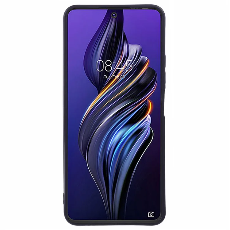 Pour TECNO Pova 3 4G Coque Bord Droit Souple TPU Housse de Téléphone, Noir