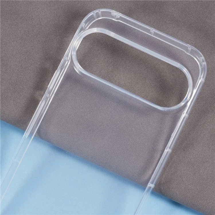 Для Google Pixel 9 / 9 Pro TPU-чехол Anti-Scratch Ultra Clear Phone Cover (Big Rear Lens Hole)