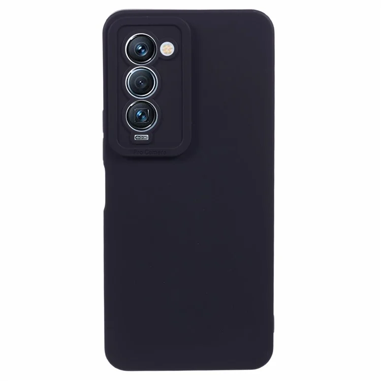 Pour le Étui TECNO Camon 18 Premier Bord droit TPU Housse de téléphone Coupes précises - Noir