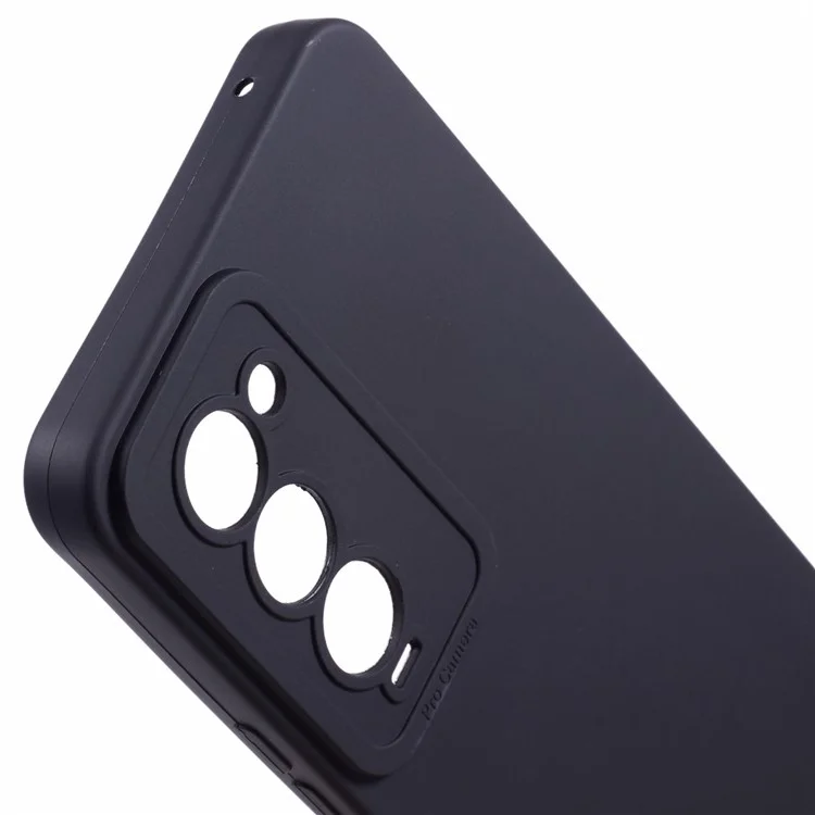 Pour le Étui TECNO Camon 18 Premier Bord droit TPU Housse de téléphone Coupes précises - Noir