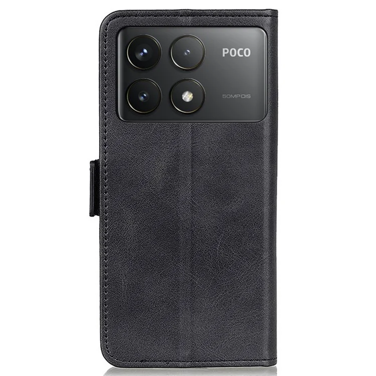 Per Xiaomi Poco F6 Pro 5G / Redmi K70 5G / K70 Pro 5G Custodia Antishock Portafoglio in Pelle - Nero
