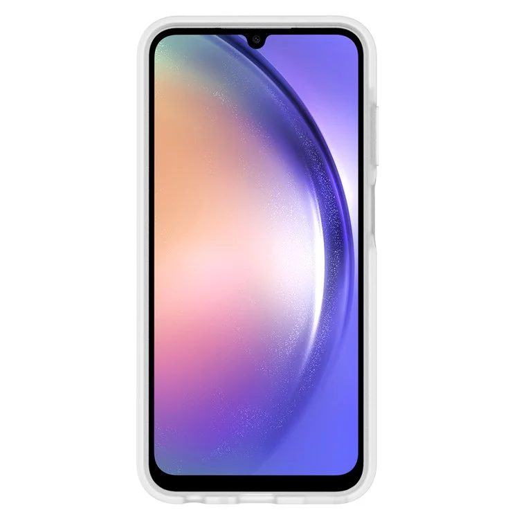 For Samsung Galaxy A25 5G (Global) (161.0 X 76.5 X 8.3mm) Case Matte TPU+PC Skin-Touch Phone Cover (MOQ: 100) - Transparent White
