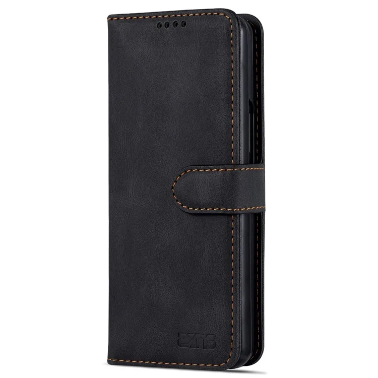 AZNS Per Samsung Galaxy Z Fold6 5G Custodia in Pelle Custodia Telefonica con Supporto Wallet - Nera