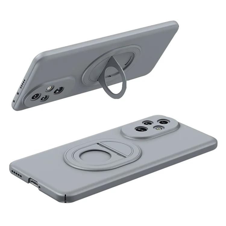 For Honor 200 Pro 5G Custodia Magnetica Protettiva PC con Supporto - Grigio