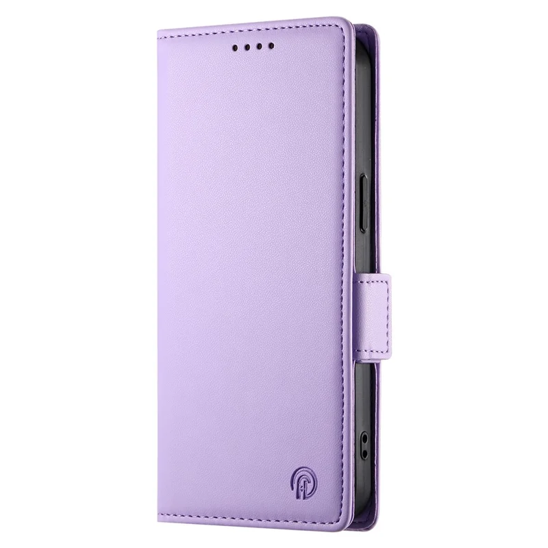 DF-010 For Samsung Galaxy S23 FE Case Drop Protection PU Leather Stand Phone Cover - Purple