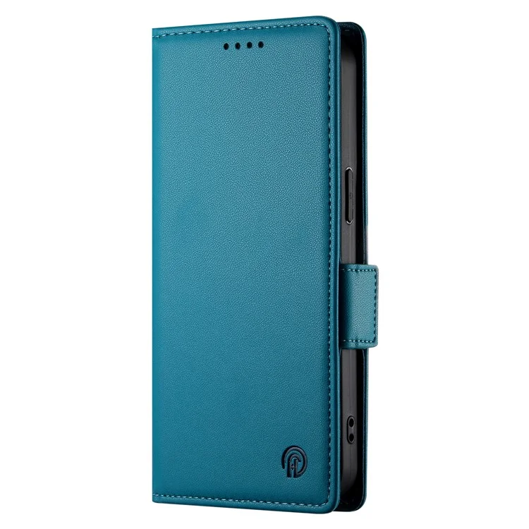 DF-010 For Google Pixel 8 Pro Mobile Phone Case Side Magnetic Clasps Leather Stand Phone Cover - Blue