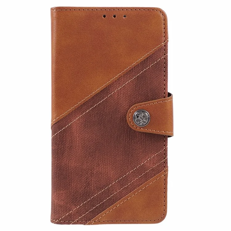 Für Asus Zenfone 11 Ultra 5G Case PU Leder Handyhülle Folio Wallet Crazy Texture - Braun