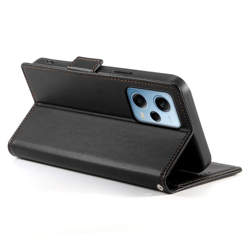 DF-010 For Xiaomi Redmi Note 12 Pro 5G / Note 12 Pro Speed 5G / Poco X5 Pro 5G Case Phone Leather Cover - Black