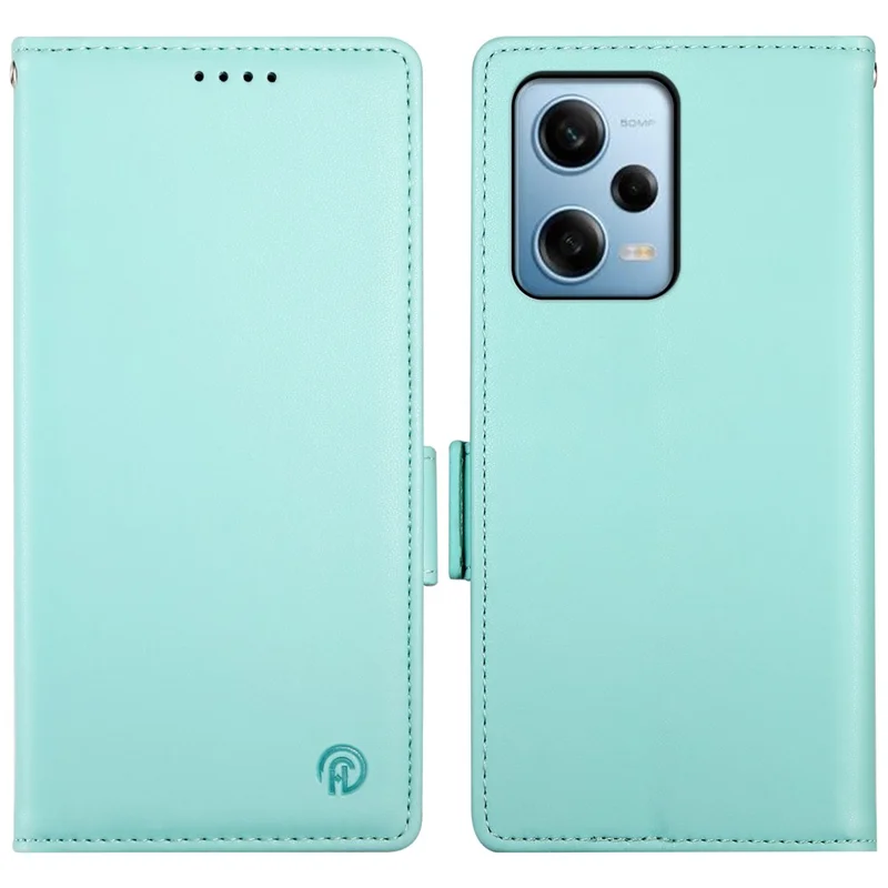 DF-010 For Xiaomi Redmi Note 12 Pro 5G / Note 12 Pro Speed 5G / Poco X5 Pro 5G Case Phone Leather Cover - Mint Green