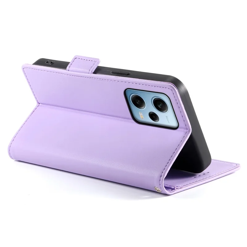 DF-010 For Xiaomi Redmi Note 12 Pro 5G / Note 12 Pro Speed 5G / Poco X5 Pro 5G Case Phone Leather Cover - Purple