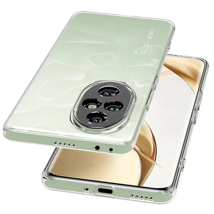 For Honor 200 Pro 5G Case Ultra Thin Transparent Soft TPU Phone Cover