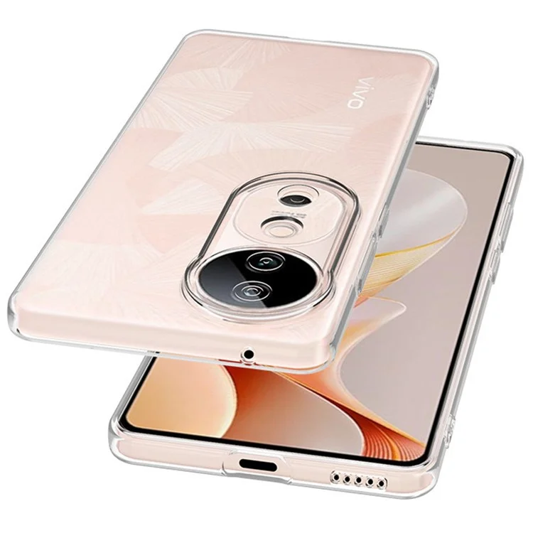 Для vivo S19 5G Case Ultra Thin Transparent Soft TPU Phone Cover
