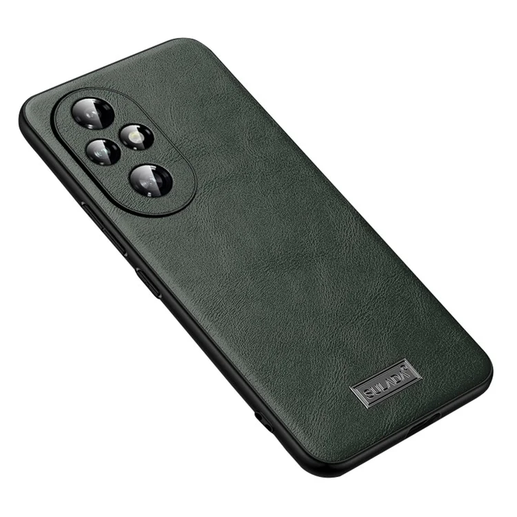 SULADA For Honor 200 Pro 5G Phone Case PU Leather+TPU+PC Back Cover - Green