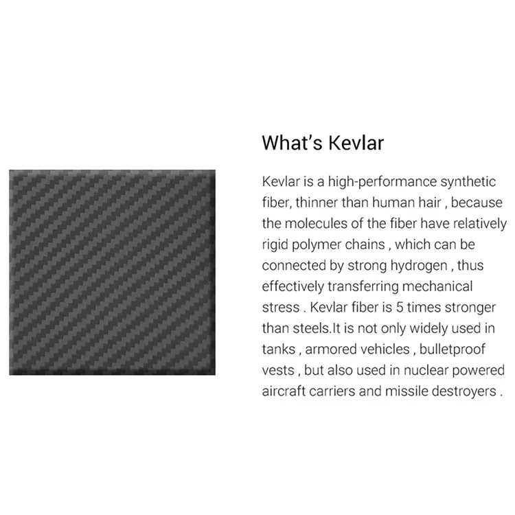 KZDOO Pour Étui Samsung Galaxy S24 Ultra Fibre d'aramide Rigide Mince Housse de Protection - Bleu