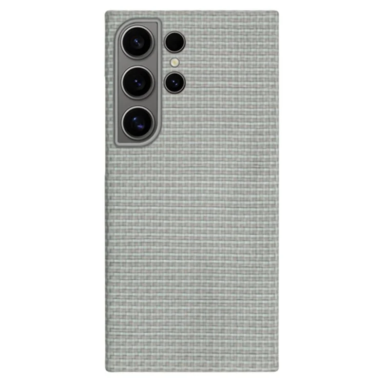 KZDOO Für Samsung Galaxy S24 Ultra Hülle Aramid-Faser Stoßfest Slim Handyhülle, Titanium Grey