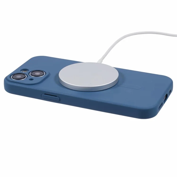 For iPhone 14 Plus Case Compatible with MagSafe Shockproof Soft TPU Phone Cases - Sapphire