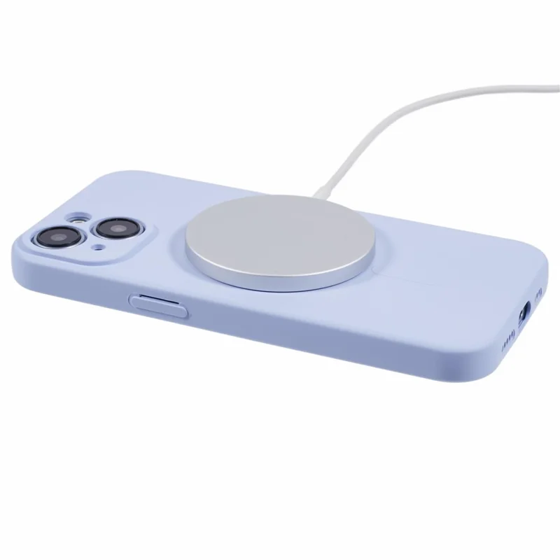 For iPhone 13 mini Case Shockproof TPU Phone Cover Compatible with MagSafe - Light Purple