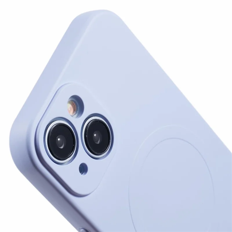 For iPhone 13 mini Case Shockproof TPU Phone Cover Compatible with MagSafe - Light Purple