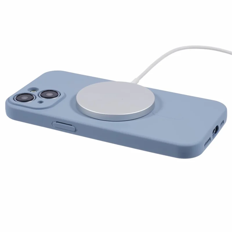 For iPhone 13 mini Case Shockproof TPU Phone Cover Compatible with MagSafe - Blue