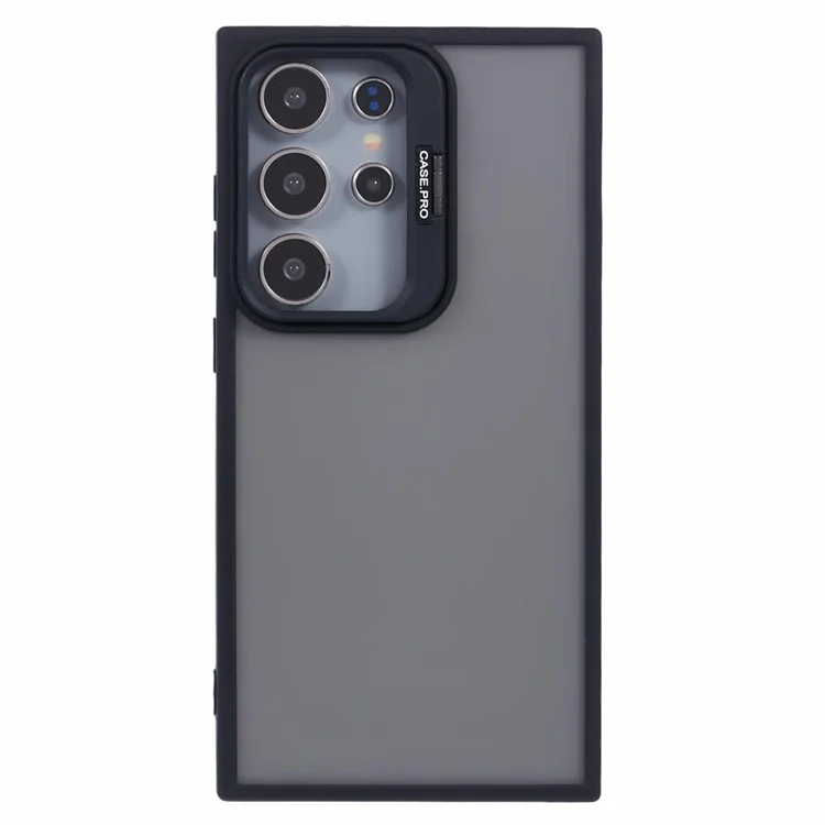 Чехол-накладка NKS Series для Samsung Galaxy S22 Ultra 5G, TPU+PC, с невидимой подставкой, черный